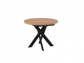 Стол раздвижной RONALDO-100, дуб велингтон/черный в Новом Уренгое - novyj-urengoj.mebel-tymen.ru | фото