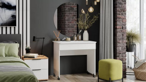 Стол  с зеркалом  «Diamond» тип 2 Белый Ясень в Новом Уренгое - novyj-urengoj.mebel-tymen.ru | фото