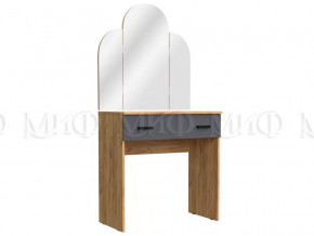 Трельяж Басямиф, графит/дуб крафт в Новом Уренгое - novyj-urengoj.mebel-tymen.ru | фото