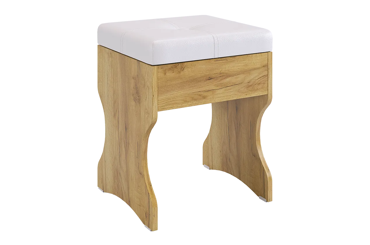 Пуф Виктория-1 дуб крафт золотой в Новом Уренгое - novyj-urengoj.mebel-tymen.ru | фото