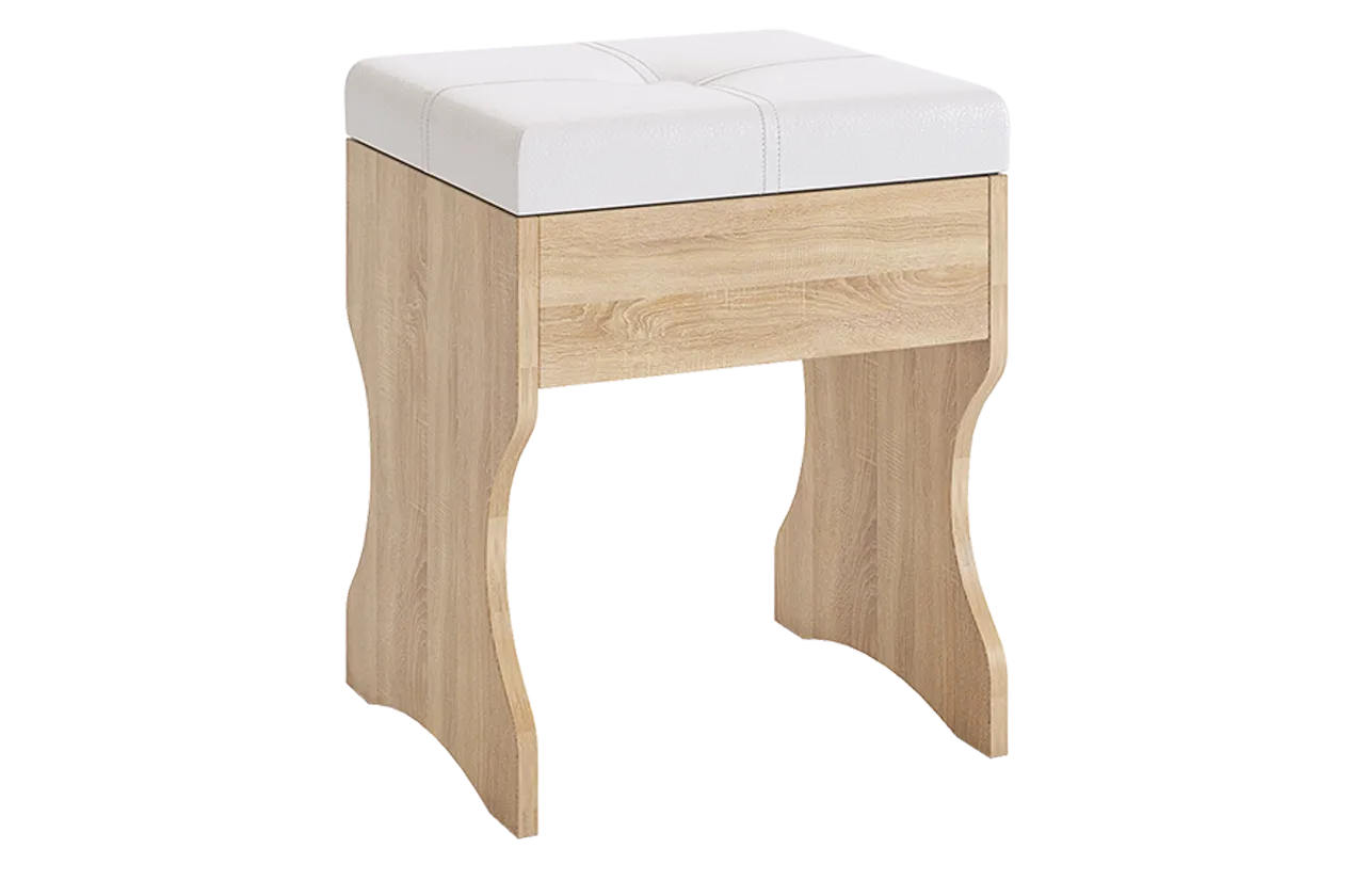 Пуф Виктория-1 дуб сонома в Новом Уренгое - novyj-urengoj.mebel-tymen.ru | фото